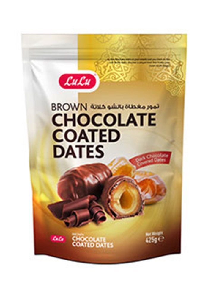 Brown Chocolate Coated Dates