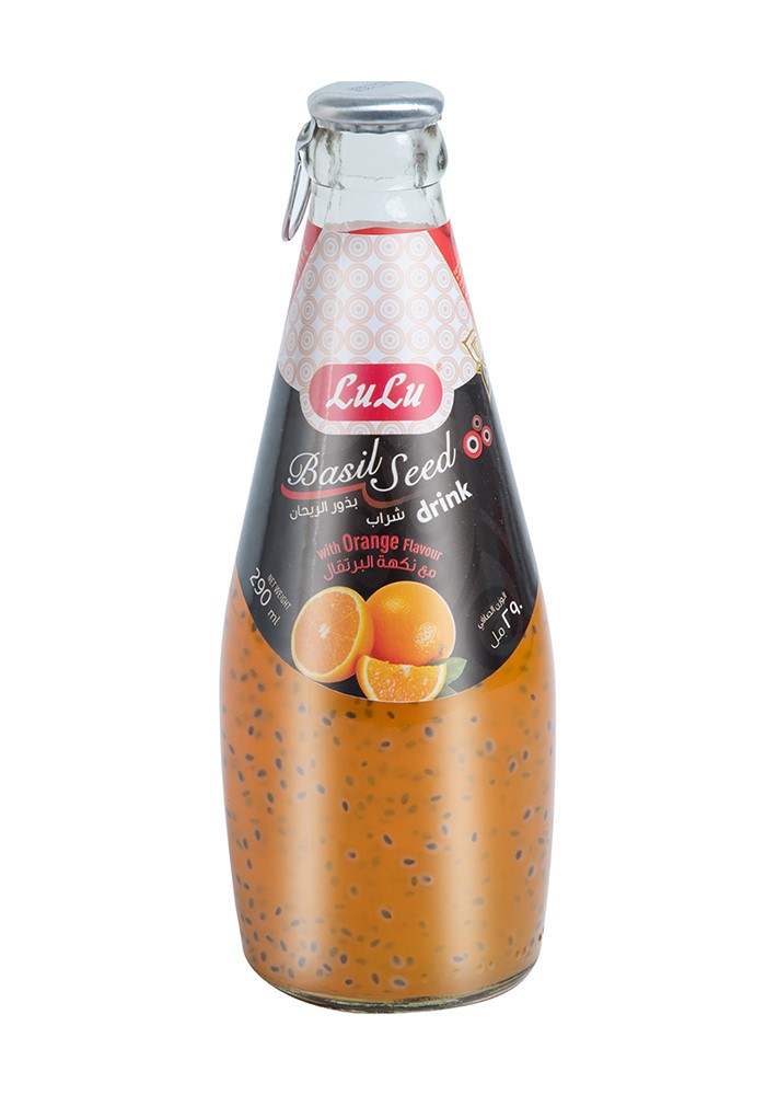 Basil Seed Drink Orange