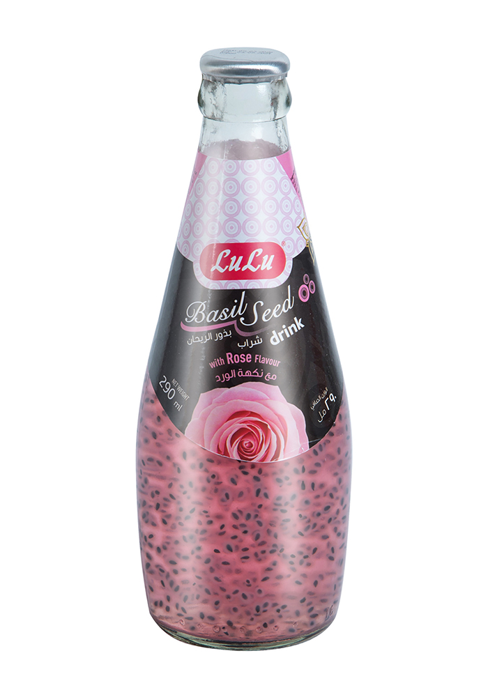 Basil Seed Drink Rose