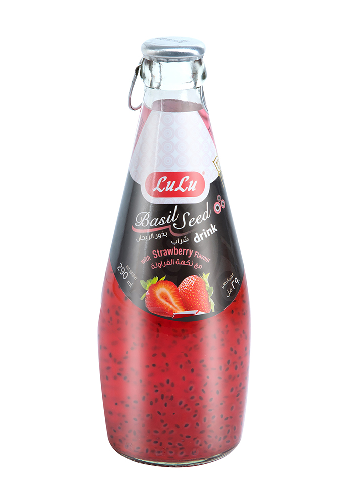 Basil Seed Drink Strawberry