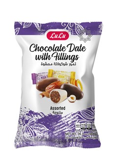 Assorted Chocolate Dates with Fillings
