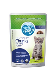 Meo Fresh Kitten Chunks with Tuna in Jelly 85g