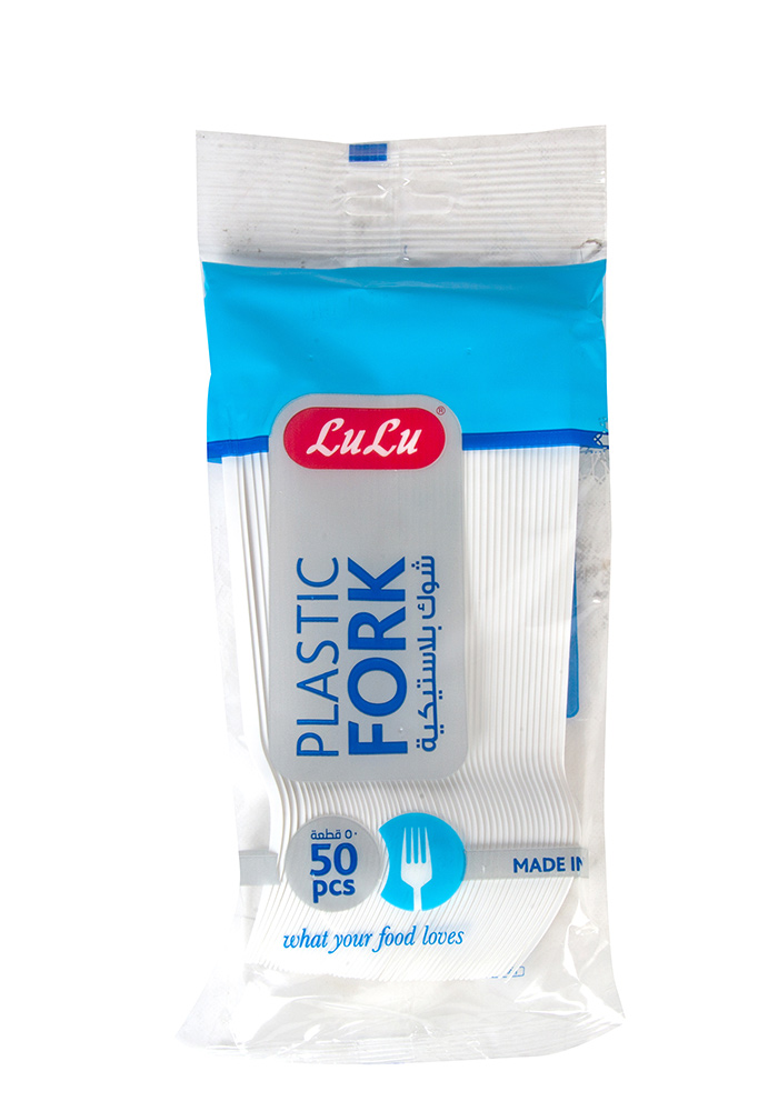 Plastic Fork White 50pcs