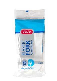 Plastic Fork White 50pcs