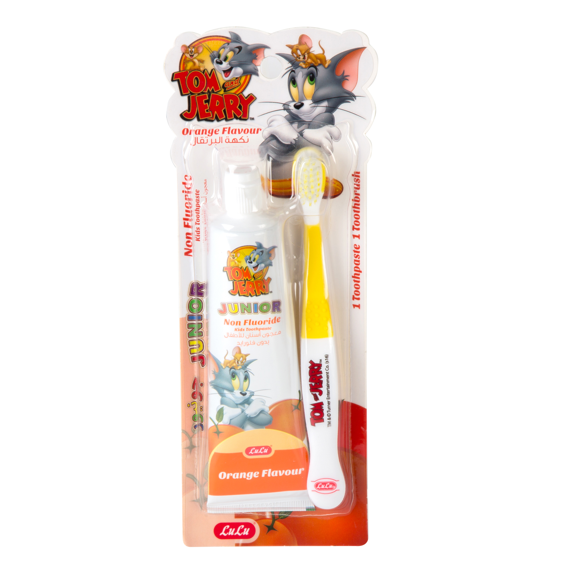 Kids Orange Flavour Toothpaste + Toothbrush