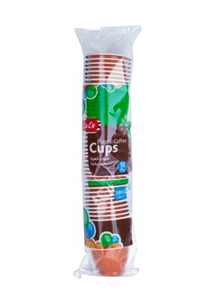 Plastic Coffee Cups 100ml 50pcs