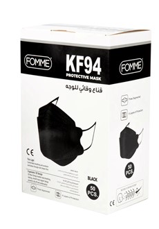 Fomme KF94 Black Protective Mask