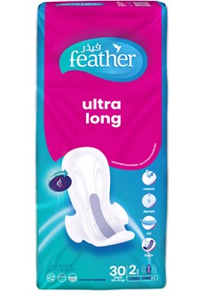 Feather Ultra Long Sanitary Pads With Wings 2