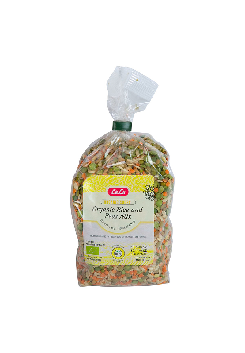 Organic Rice And Peas Mix 
