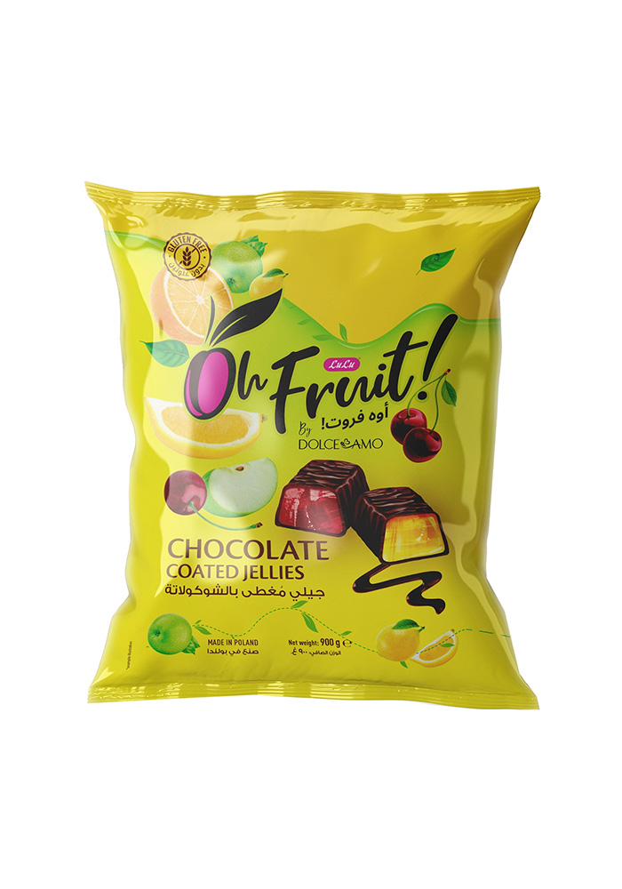 Oh Fruit Chocolate Coated Jelly